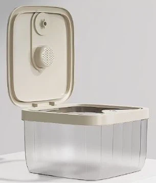 Cynhwysydd storio blastig plastig